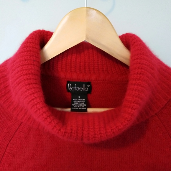 PETITE women's turtle neck long sleeve sweater - Picture 5 of 6